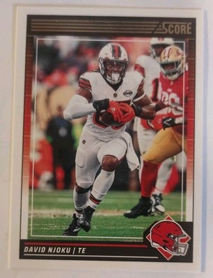 NFL Trading Card Football David Njoku Cleveland Browns Panini  Score 2024