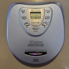 Lenoxx Sound CD-87 Blue Portable CD Player 45 Second ESP Programmable - Works