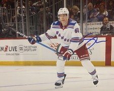 Scott MORROW Signed 8x10 Photo! New York Rangers! TOP PROSPECT  W/COA