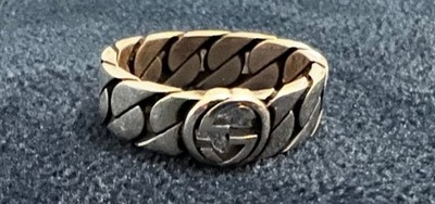 Gucci Interlocking G Ring Sz 15 / US 7.5