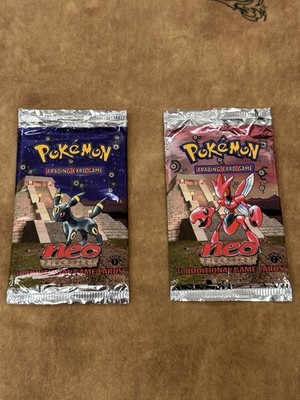 Pokémon, NEO DISCOVERY 1ED ENGLISH BOOSTER PACKS (LEER) Scizor-Umbreon Art