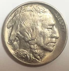 1913 Type 1 Buffalo Nickel Nice BU Coin - Luster - No Reserve