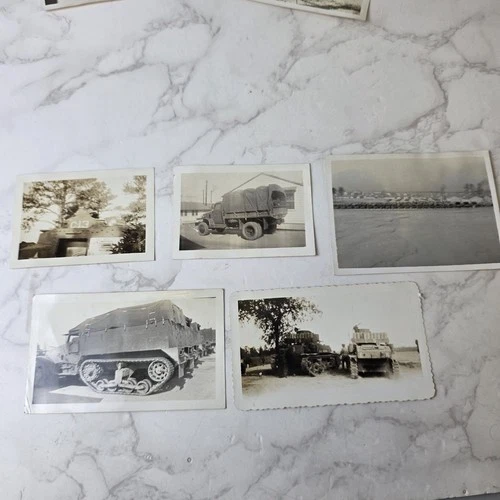 1942 Fort Jackson Training Camp Ww2 Original Photograph - Vehicles Lot X5