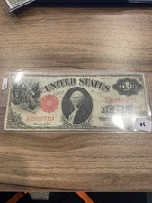 1917 $1 Sawhorse Legal Tender Large Size Red Seal Note