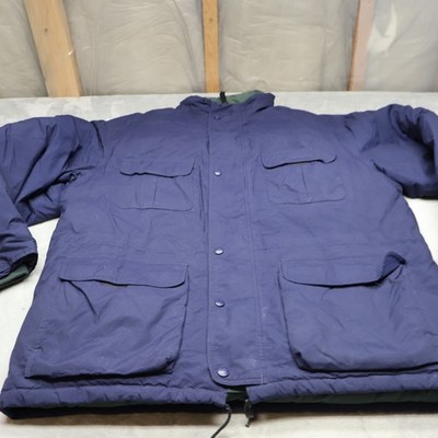 Eddie Bauer Down Ridge Line Jacket Men Medium Blue Gore-Tex