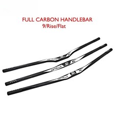 XC Mountain Bike Internally Routed Carbon Fiber Handlebar 9°/RISE/FLAT Bar Matte