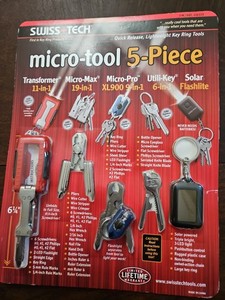 Swiss Tech 5 Piece Multi Tool Set NEW
