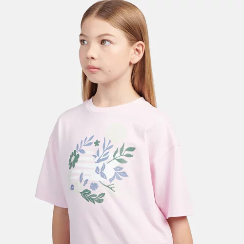 New Balance Kids' Floral Graphic T-Shirt - Picture 4 of 5