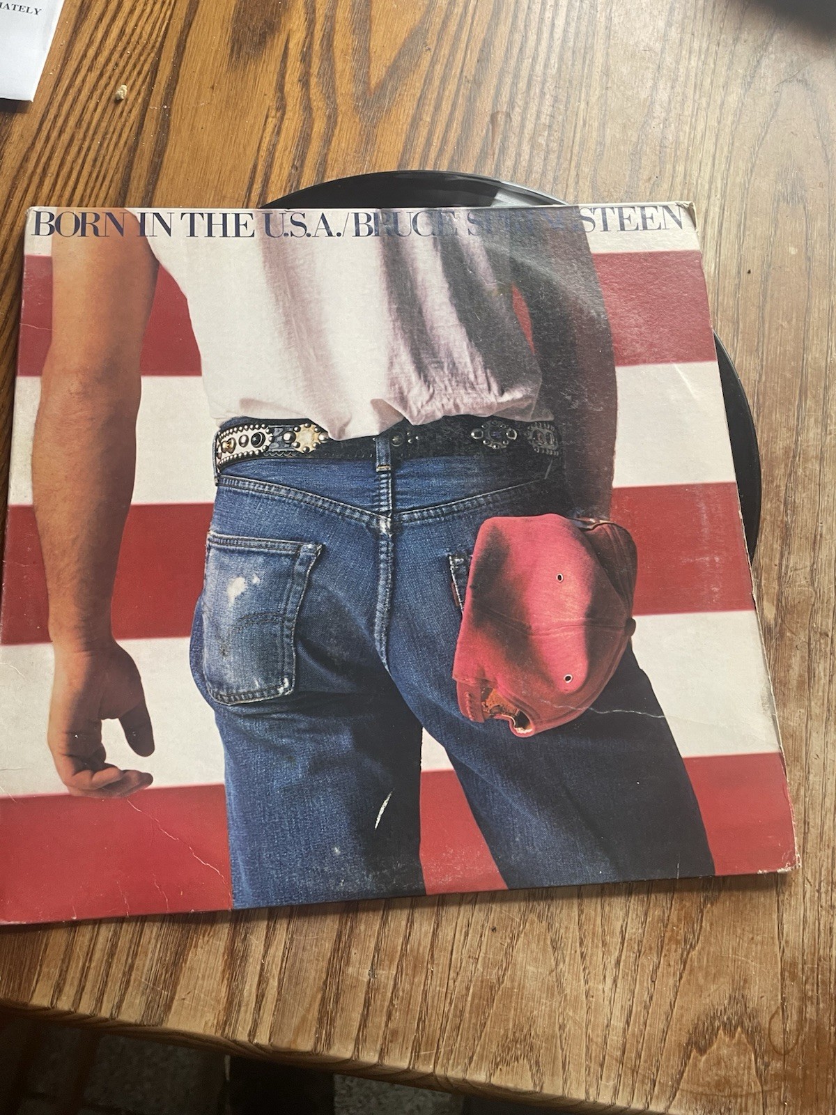 Bruce Springsteen 1984 Born In The USA  Record 33 RPM 12" Vinyl LP Columbia  thumbnail 3