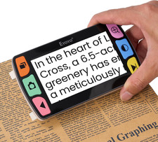 Portable Digital Magnifier 4.3-Inch: Electronic Video Magnifier with 6X 16X Zoom