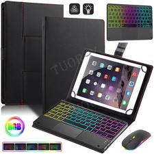 Hülle mit QWERTZ Beleuchtete Touchpad Tastatur Für Lenovo Tab P11/M10 Plus/M11