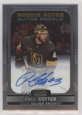2021-22 O-Pee-Chee Platinum Rookie Auto Paul Cotter #R-PC Auto 0sp6
