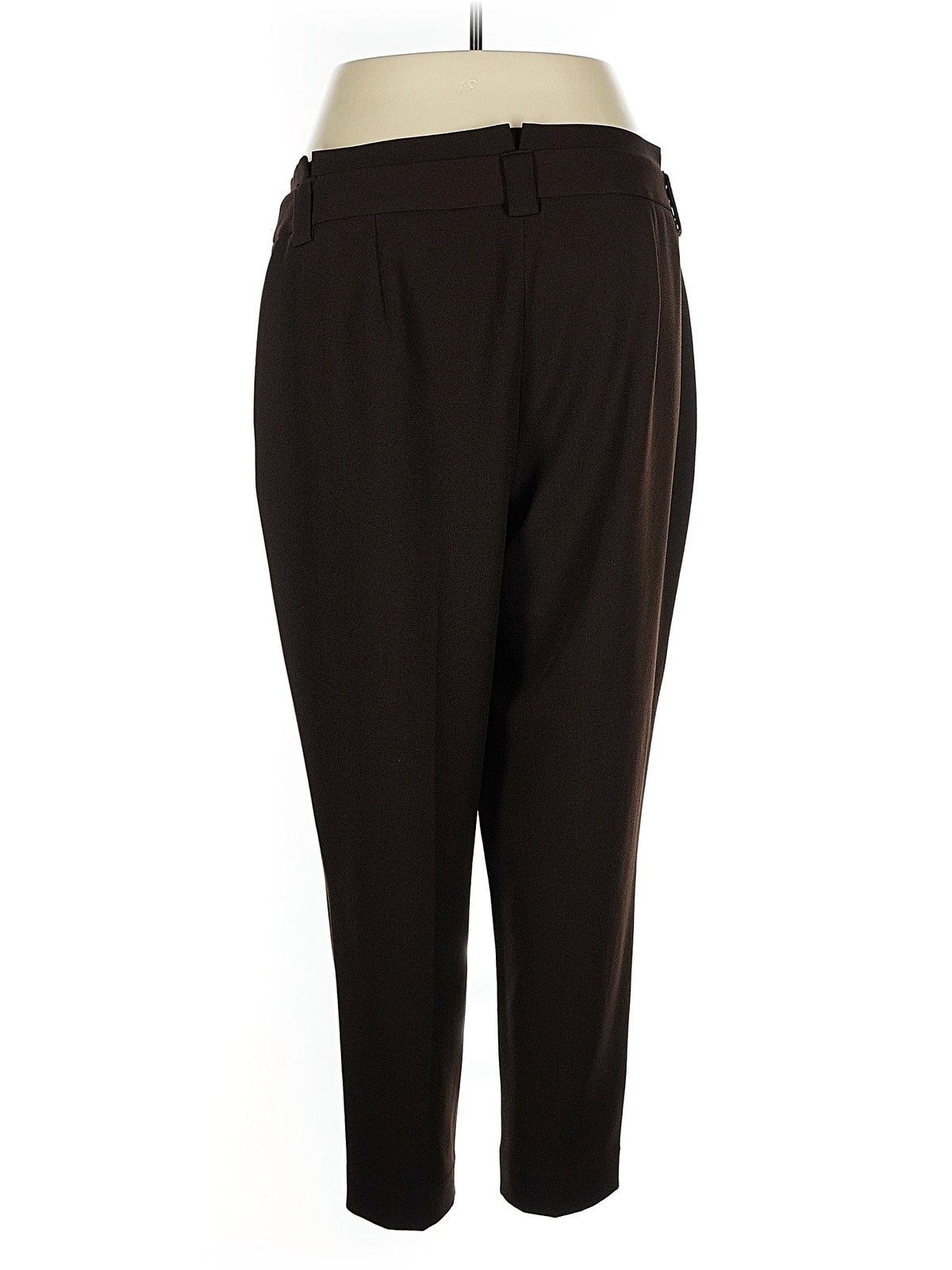 Calvin Klein Women Brown Dress Pants 14 thumbnail 2