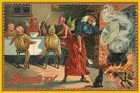 Happy Halloween  SPOOKY Vintage Reproduction Postcard  6" X 4" h10 — photo 1