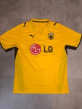 Maglia AEK Atene (taglia L, Puma, gialla, casa, 2008/2009)