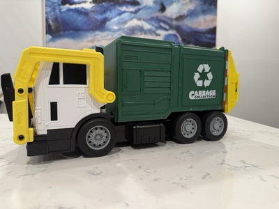 #ad JOYIN Friction Powered Garbage Truck Lights amp; Sound Work Great Condition $19.99