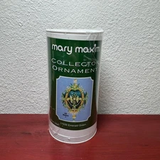 Mary Maxim Collector Ornament Kit 17399 Emerald Green Christmas Craft Decor