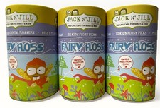 3 Packs: Jack N' Jill Fairy Kids Floss Picks Individually Wrapped Flossers 30ct