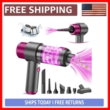 Luxurious Handheld Cordless Car Vacuum Cleaner - 15000PA Power & LED Light fo...