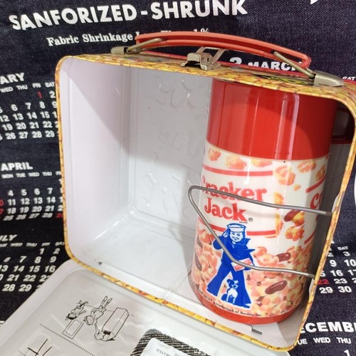 Cracker Jack Lunch Box and Thermos Set 70s American Collectible Vintage - Picture 19 of 19