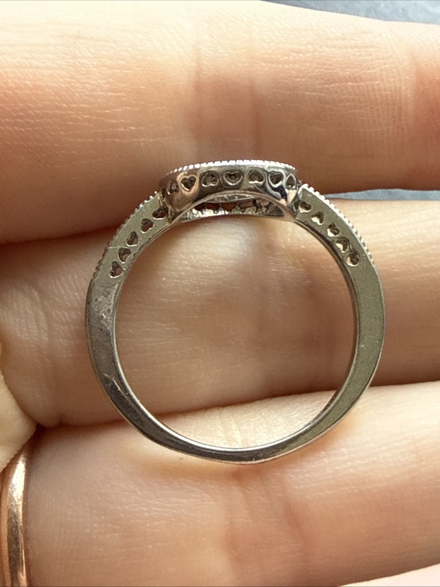 Bague Ancienne En Argent Massif 925 - Jonc Alliance - Taille 55 - Occasion - Fabriquée En France