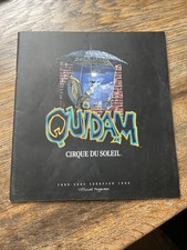Cirque du Soleil QUIDAM Official Programme 1999-2002 European Tour Vintage