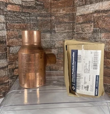 NEW Elkhart Copper Reducing Tee 3” x 2” x 1 1/2” C x C x C Wrot Solder Joint