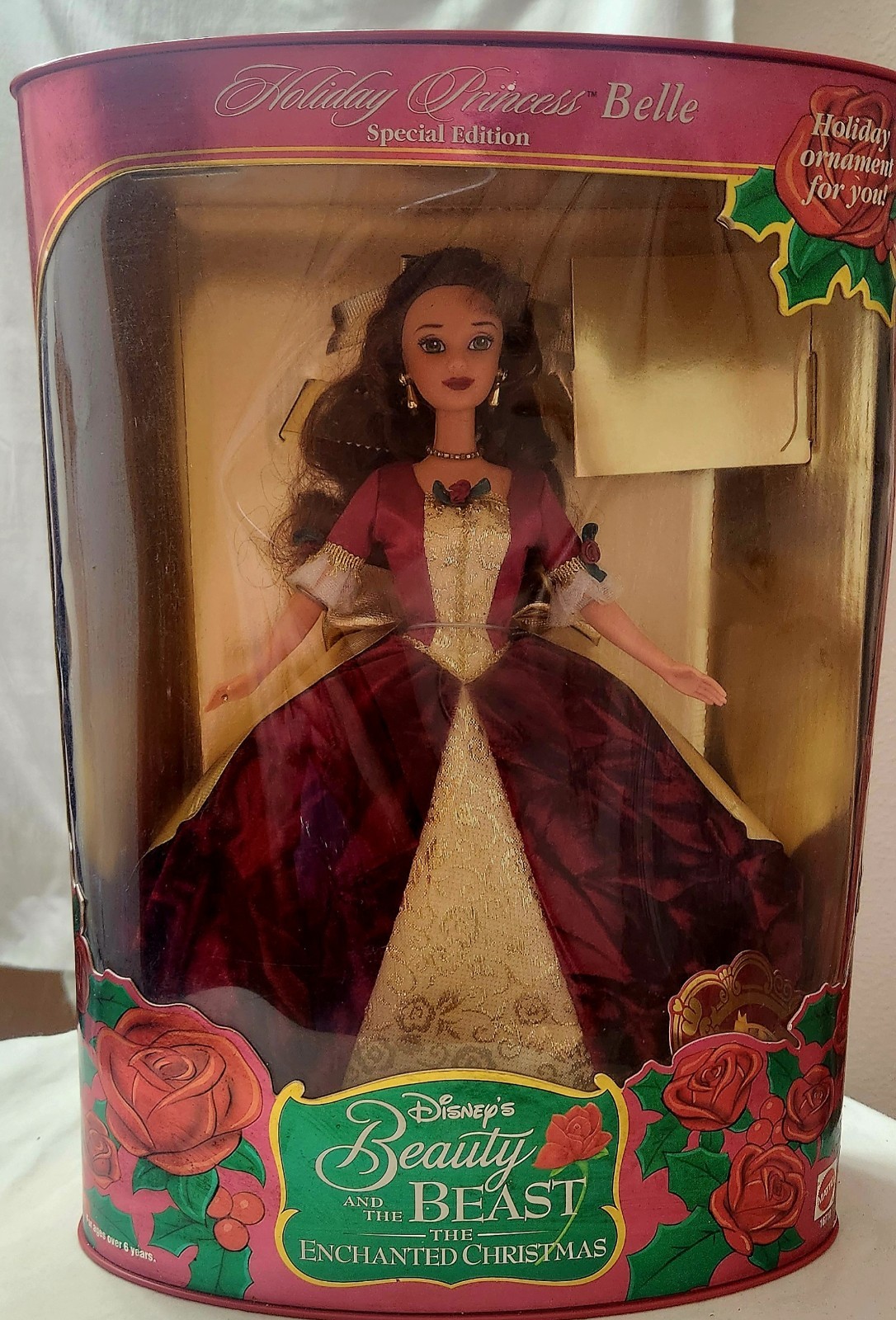 Mattel Holiday Princess Belle 1997 Special Edition Doll Beauty & the Beast