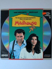 Madhouse LaserDisc 1990 Comedy John Larroquette Kirstie Alley Orion NTSC EP