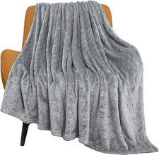 Fleece Blanket Super Soft Cozy Throw Blanket 50" X 60", Lightweight Fuzzy Comfy