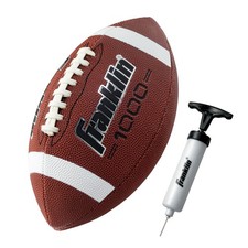 Franklin Sports Grip-Rite Junior Football - Youth Size, Kids' Outdoor Play Ball