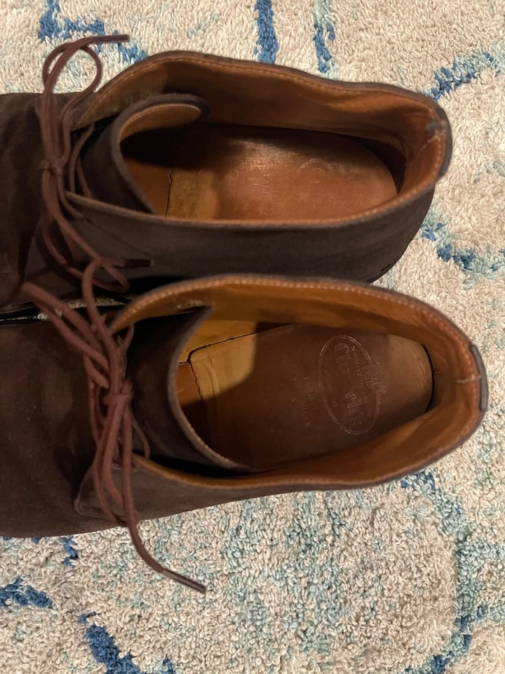 Church’s Ryder Castoro Gamuza Desierto Bota Marrón Chukka Para Hombres Talla 90 F UK 9 US 10 Foto 3 de 4