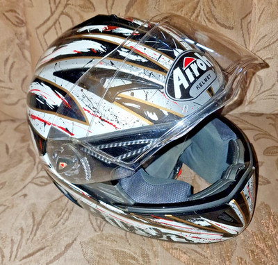 Motorradhelm  Airoh - Größe M  mit Jet Sonnenblende
