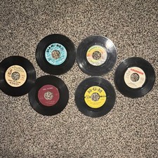 Vintage 7-inch vinyl record players from the 1960s. Will sell individually.