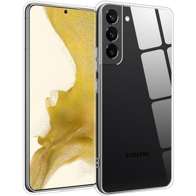 Clear Shockproof Slim Phone Case for Samsung Galaxy S22+ Plus, Protective Bumper