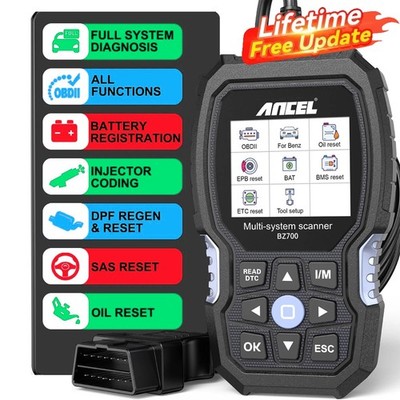 ANCEL BZ700 for Benz Sprinter Smar Car Fault Code Reader OBD2 All System Scanner