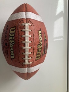 Wilson NCAA 1005 Authentic Full Size NFHS / NCAA Leather Football