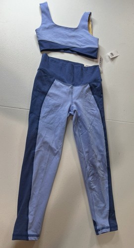 New with Tags Old Navy Active (Blue) Sports Bra & Leggings Set Girls S (6-7) - Picture 2 of 4