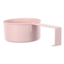 Heavy Duty Pink Iron Scoop for Laundry Powder Pet Food Measuring and Dispensing