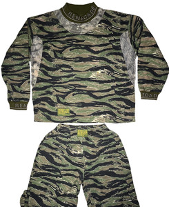 RARE Vintage Renegade Action Sports Tiger Camo Paintball Jersey & Pants M Set