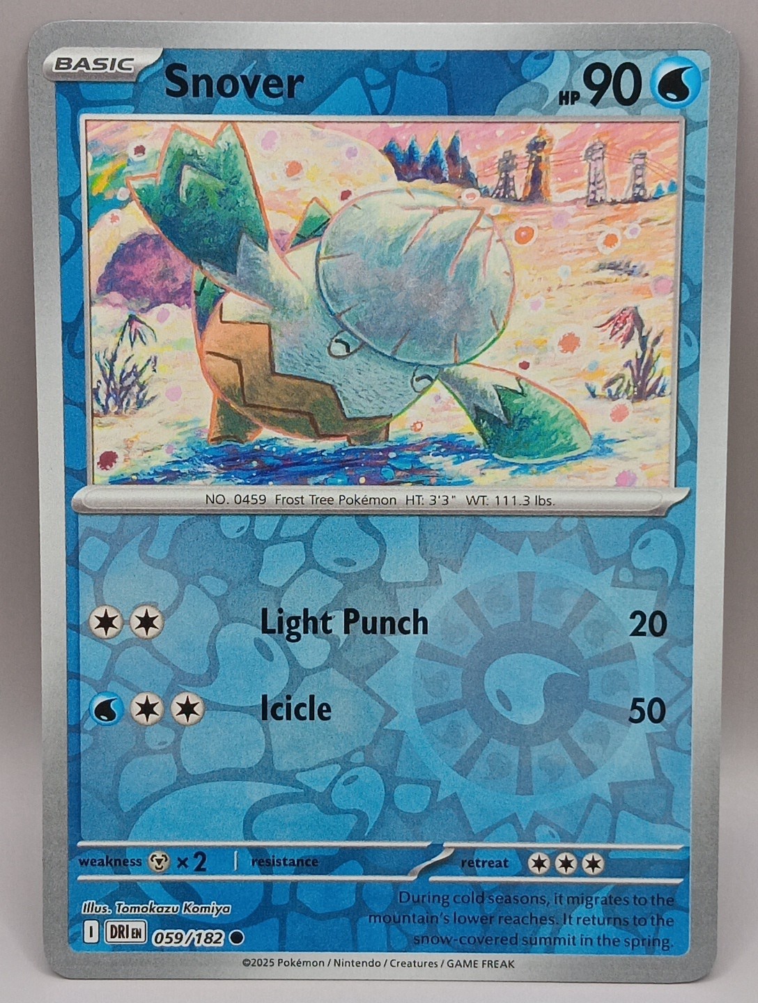 Snover Reverse Holo - 059/182 - Destined Rivals