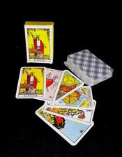 RIDER TAROT KARTEN "DER MAGIER" ALTE DEUTSCHE AUSGABE 1971 TOP ZUSTAND!