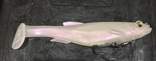 Megabass MAGDRAFT 8 Inch Albino Pearl Shad Swimbait 8? - Mag Draft