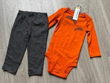 NEW Carter's Baby HALLOWEEN Bats Outfit Size 12 Months