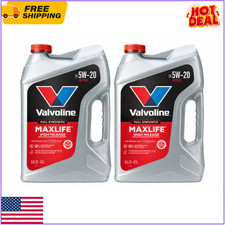 Pack of 2-Valvoline MaxLife Full Synthetic High Mileage 5W-20 Motor Oil 5 Quart 21.58 per gallon