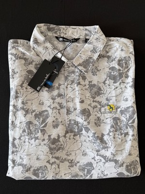 NWT MEN'S TRAVIS MATHEW PRIVATE DECK POLO, SIZE: XL, COLOR: LIGHT GRAY (M1.27)
