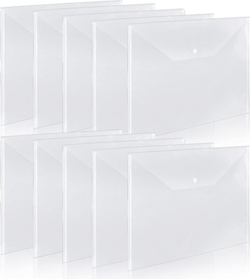10 Pieces 11X17 Inch Tabloid Size Document Folder Organizers with Snap Closure C