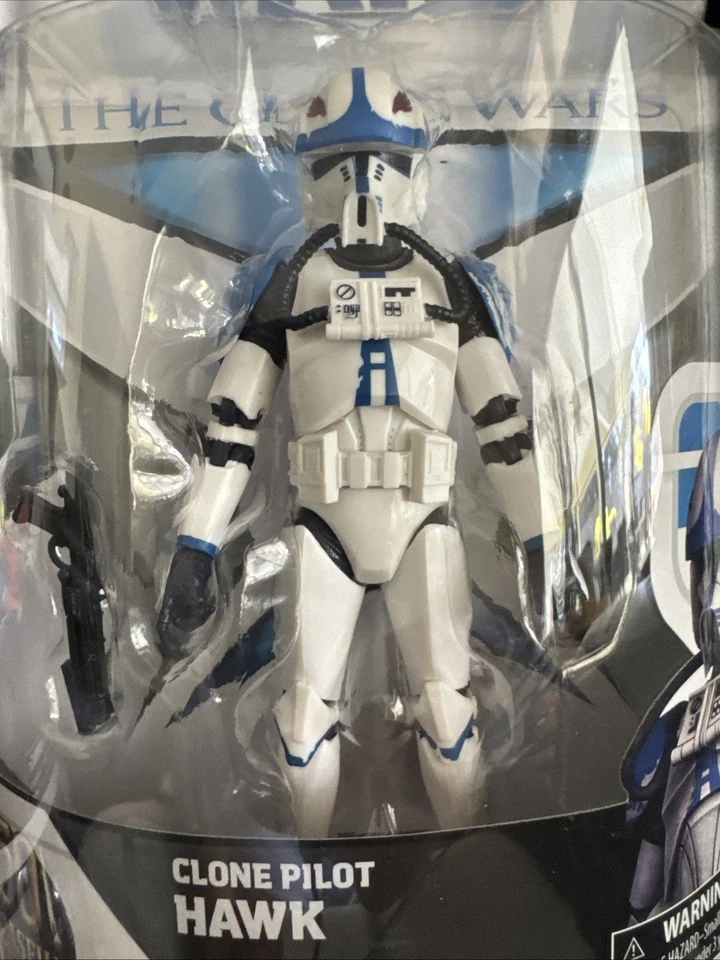 Star Wars Black Series Clone Wars Target Echo Anakin Obi-Wan Clone Pilot Hawk Foto 4 de 4