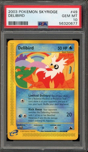 Delibird graded PSA 10 for sale on eBay
