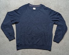 Champion Sweatshirt Mens XLarge Blue Raglan Crewneck Pullover Solid Casual Top